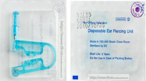 Nine Safe Piercing Disposable Ear Piercing Tool